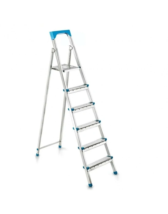 Perilla-11005 ( 5+1) Basamaklı Metal Merdiven ( Y: 125cm & 120kg.taşıma Kapasitesi )*1