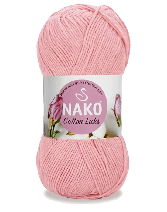 5 Adet Cotton Lüks Yelek Tunik Kazak Bluz Hırka İpi Yünü Açık Pembe 97548