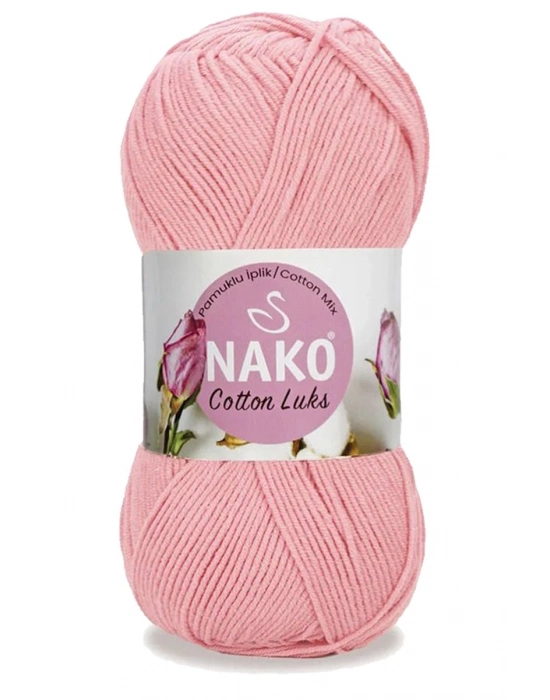 5 Adet Cotton Lüks Yelek Tunik Kazak Bluz Hırka İpi Yünü Açık Pembe 97548