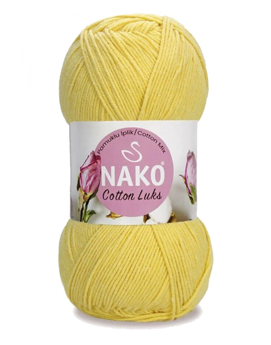 5 Adet Cotton Lüks Yelek Tunik Kazak Bluz Hırka İpi Yünü Açık Sarı 97554