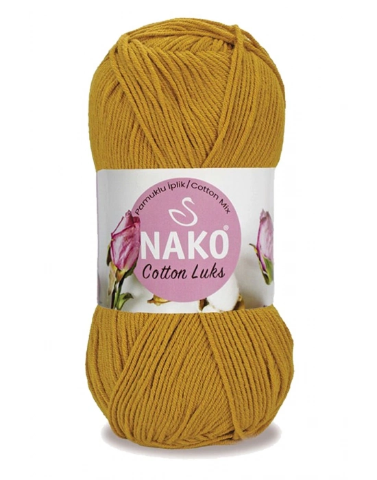 5 Adet Cotton Lüks Yelek Tunik Kazak Bluz Hırka İpi Yünü Hardal 97555