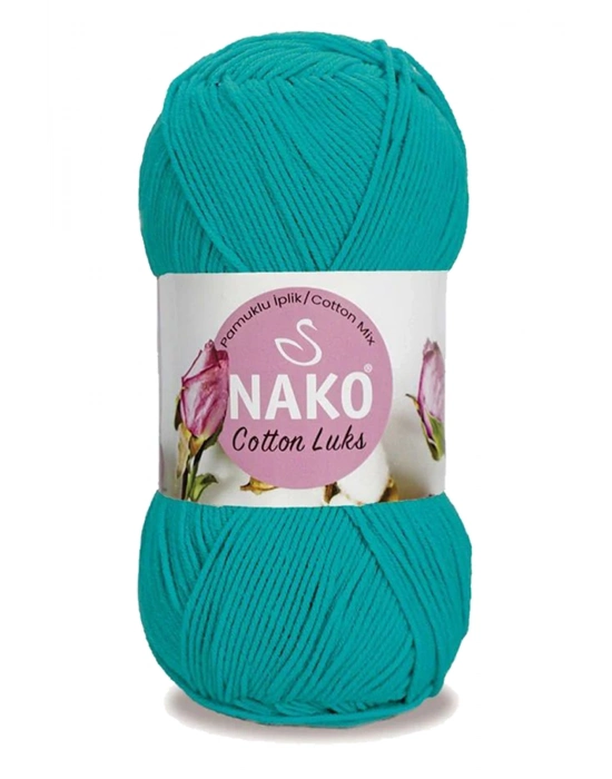 5 Adet Cotton Lüks Yelek Tunik Kazak Bluz Hırka İpi Yünü Koyu Turkuaz 97581