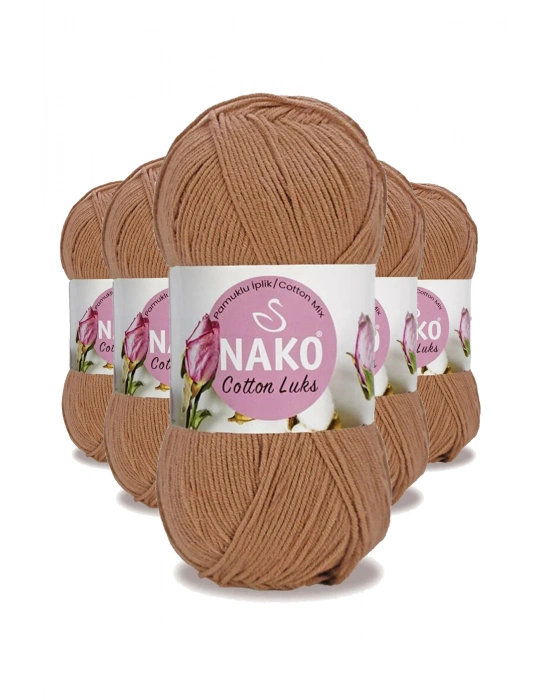 5 Adet Cotton Lüks Yelek Tunik Kazak Bluz Hırka İpi Yünü Soğan Kabuğu 97557