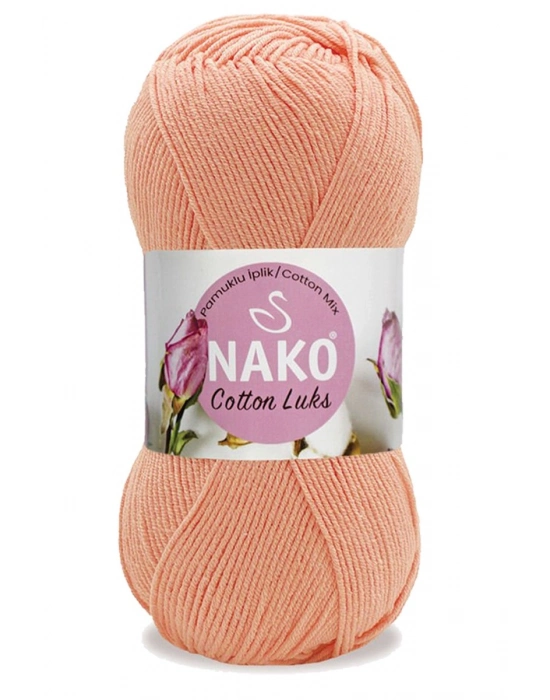 5 Adet Cotton Lüks Yelek Tunik Kazak Bluz Hırka İpi Yünü Somon 97594