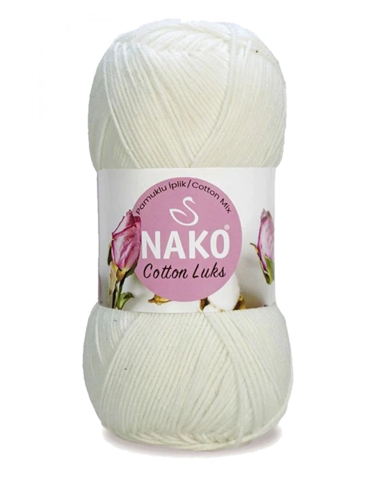 5 Adet Cotton Lüks Yelek Tunik Kazak Bluz Hırka İpi Yünü Süt Beyaz 97570