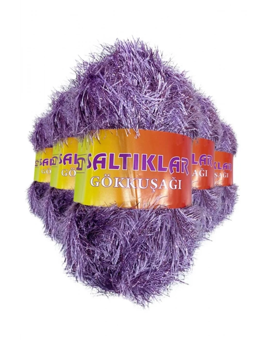 5 Adet Gökkuşağı El Örgü İpi Yünü 25