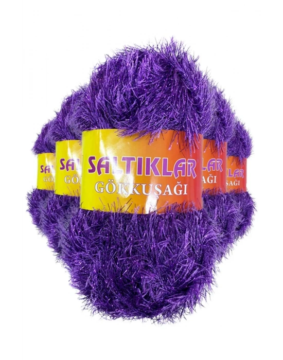 5 Adet Gökkuşağı El Örgü İpi Yünü 30