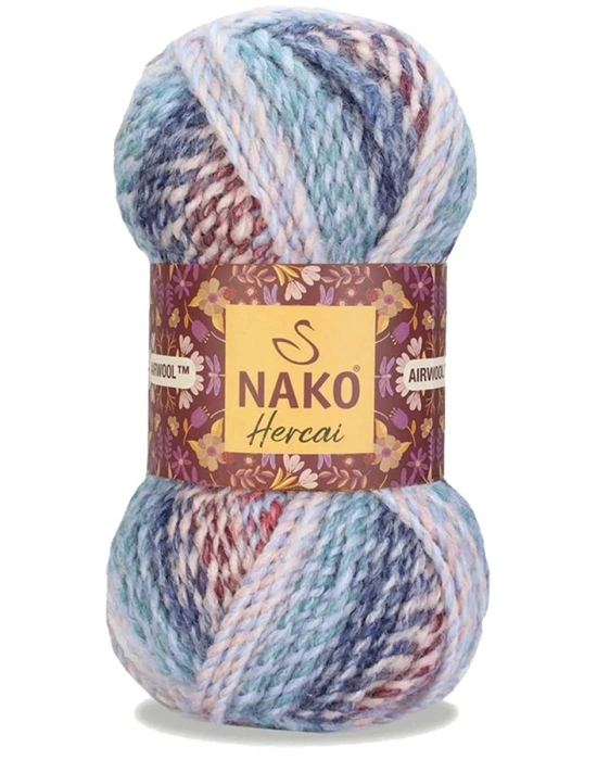 5 Adet Hercai Ebruli Hırka Kazak Atkı Bere El Örgü İpi Yünü 28132