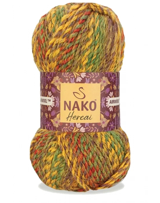 5 Adet Hercai Ebruli Hırka Kazak Atkı Bere El Örgü İpi Yünü 7252