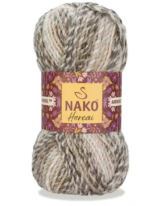 5 Adet Hercai Ebruli Hırka Kazak Atkı Bere El Örgü İpi Yünü 7309