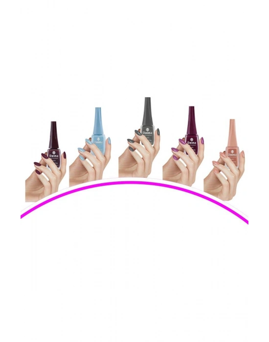 5 Adet Keratinli Besleyici Oje 14 ml SET11