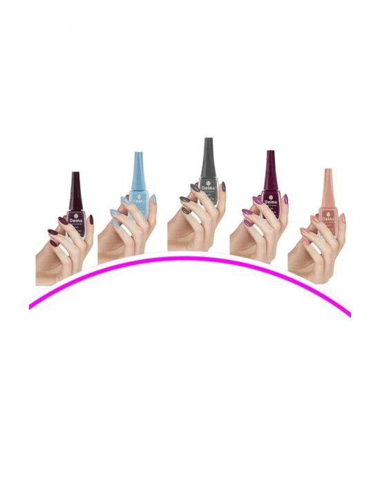 5 Adet Keratinli Besleyici Oje 14 ml SET11