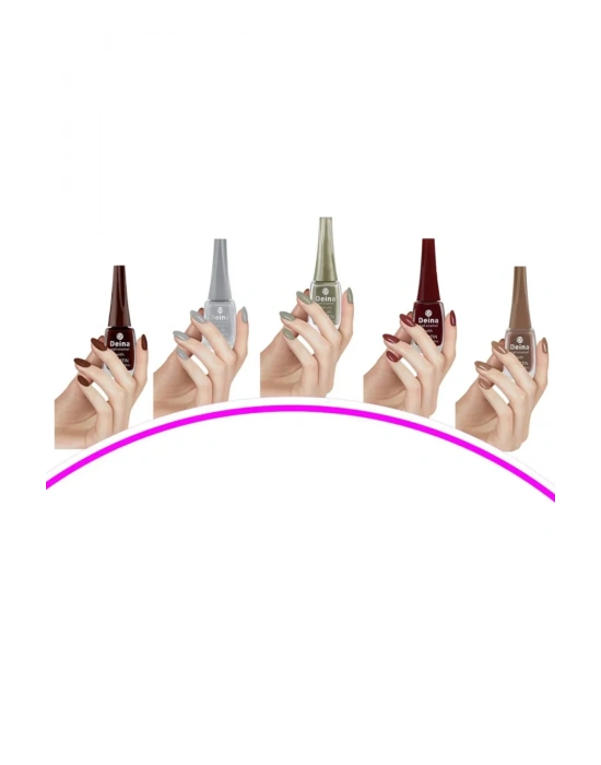 5 Adet Keratinli Besleyici Oje 14 ml SET12