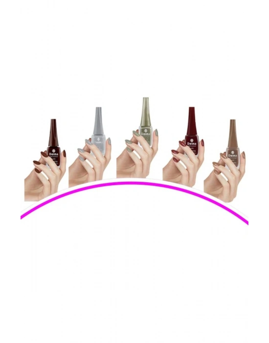 5 Adet Keratinli Besleyici Oje 14 ml SET12