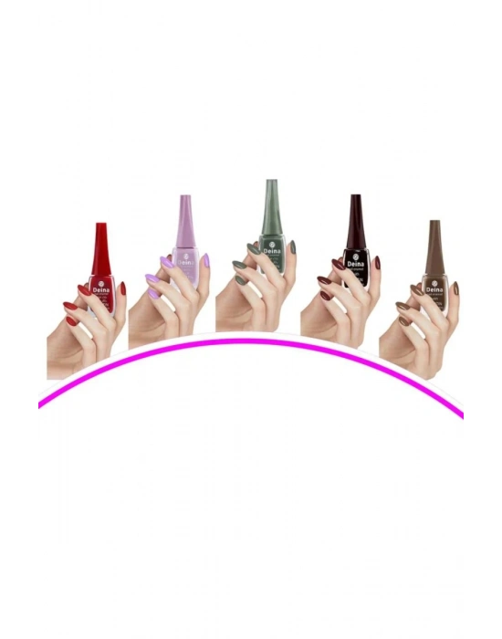5 Adet Keratinli Besleyici Oje 14 ml SET13