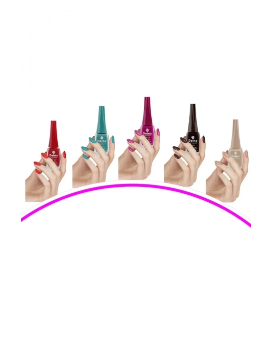 5 Adet Keratinli Besleyici Oje 14 ml SET14