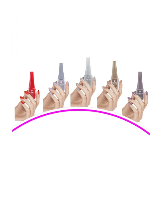 5 Adet Keratinli Besleyici Oje 14 ml SET15