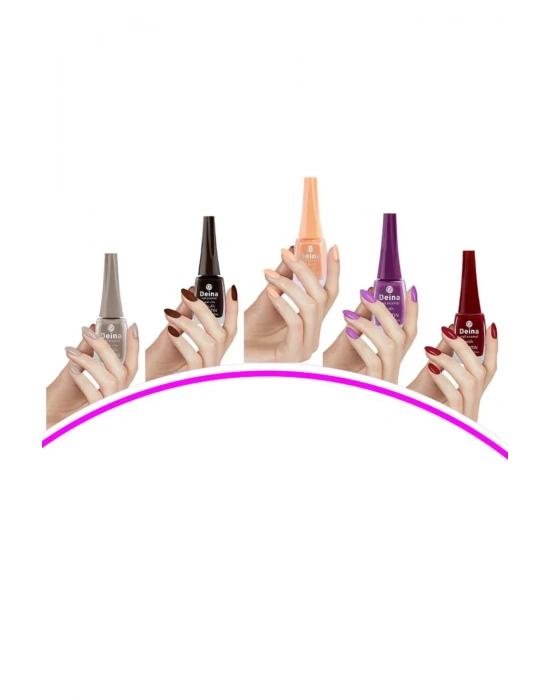 5 Adet Keratinli Besleyici Oje 14 ml SET4