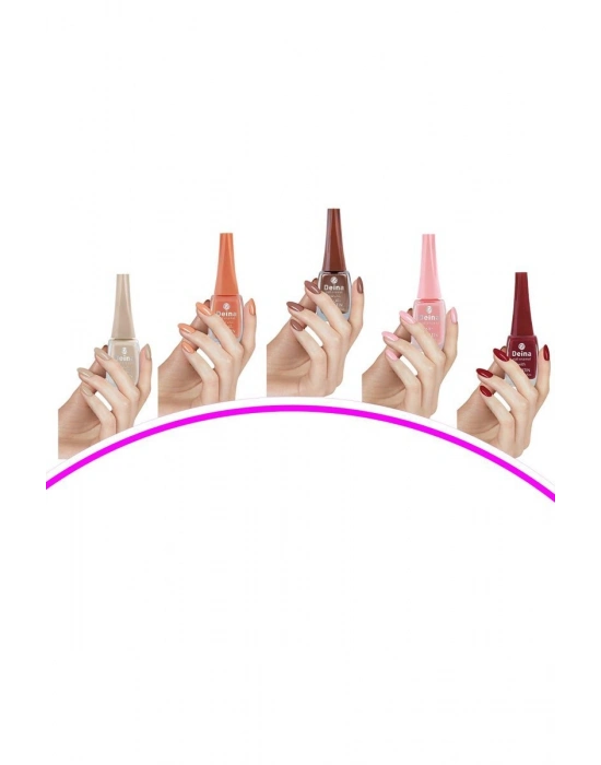 5 Adet Keratinli Besleyici Oje 14 ml SET6