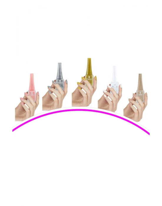 5 Adet Keratinli Besleyici Oje 14 ml SET7