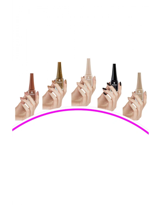 5 Adet Keratinli Besleyici Oje 14 ml SET8