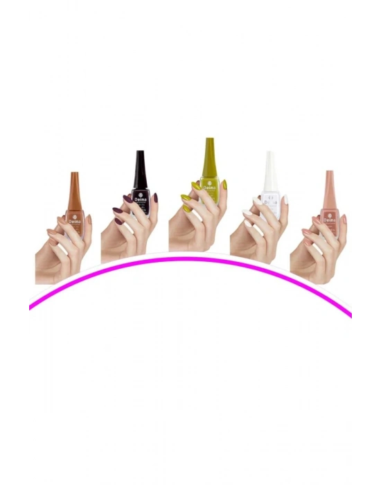 5 Adet Keratinli Besleyici Oje 14 ml SET9