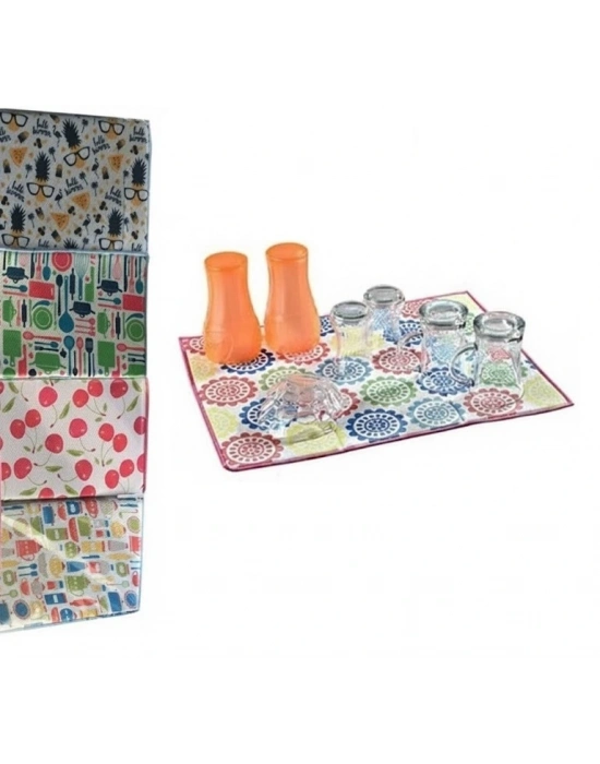 5 Adet Kurutmalık Mikrofiber Kurutma Bulaşık Altlığı