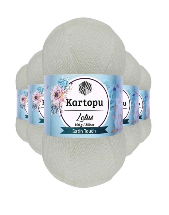 5 Adet Lotus Bikini Büstiyer Bluz Örgü İpi  K010 Beyaz