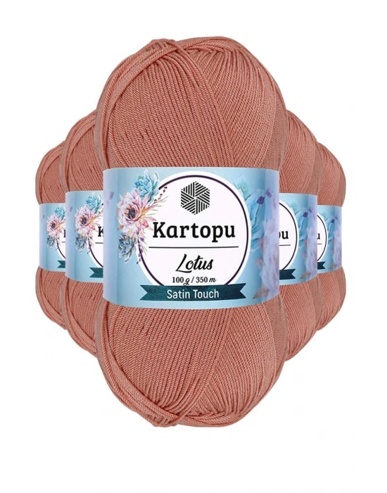 5 Adet Lotus Bikini Büstiyer Bluz Örgü İpi  K103 Pişmiş Ayva