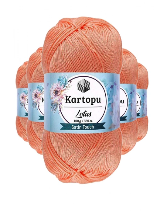 5 Adet Lotus Bikini Büstiyer Bluz Örgü İpi  K218 Somon