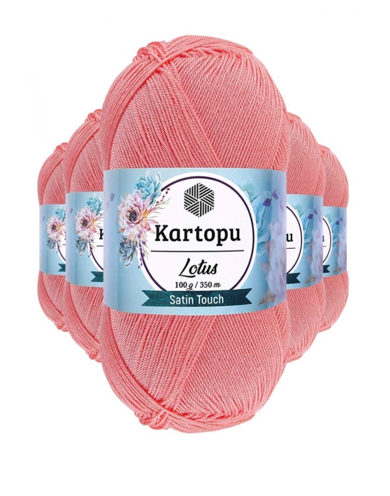 5 Adet Lotus Bikini Büstiyer Bluz Örgü İpi  K766 Gül Pembe