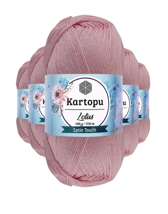 5 Adet Lotus Bikini Büstiyer Bluz Örgü İpi  K768 Açık Pembe