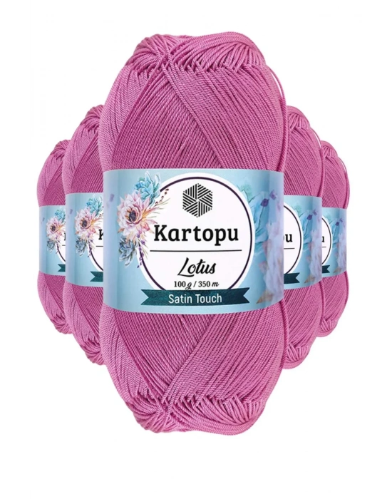 5 Adet Lotus Bikini Büstiyer Bluz Örgü İpi  K775 Leylak