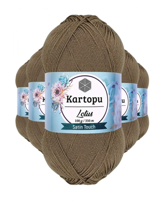 5 Adet Lotus Bikini Büstiyer Bluz Örgü İpi  K833 Vizon