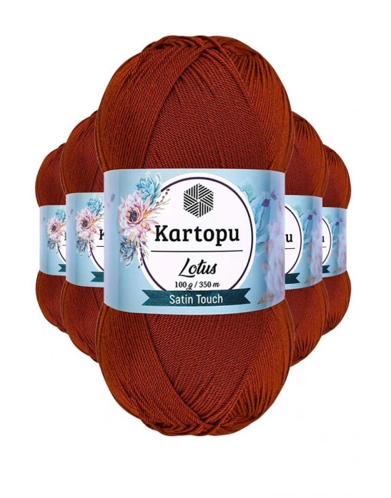 5 Adet Lotus Bikini Büstiyer Bluz Örgü İpi  K834 Taba