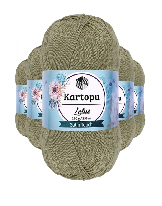 5 Adet Lotus Bikini Büstiyer Bluz Örgü İpi  K874 Bej