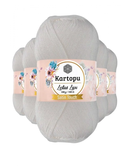 5 Adet Lotus Lux Bikini Büstiyer Bluz Simli Örgü İpi K010 Beyaz