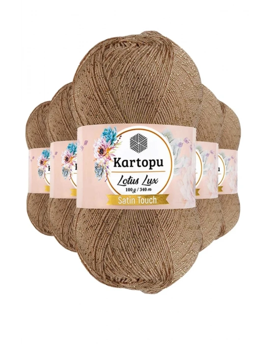 5 Adet Lotus Lux Bikini Büstiyer Bluz Simli Örgü İpi K837 Ten