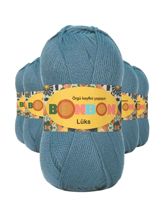 5 Adet Lüks Patik İpi Yünü Filiz Yeşili 98263