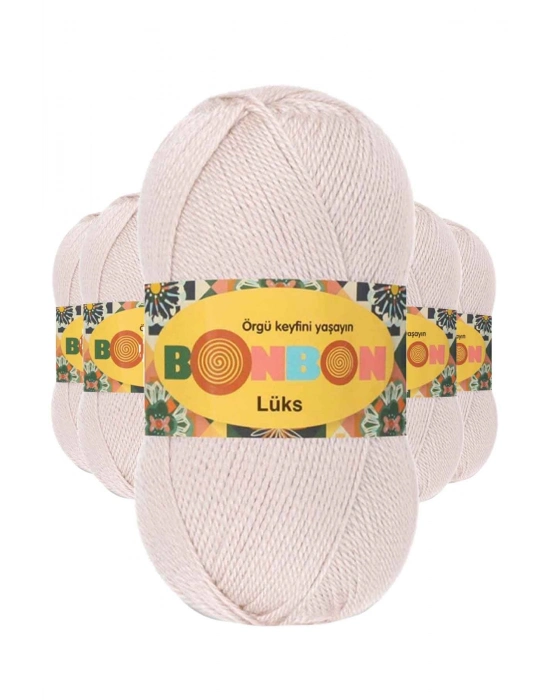 5 Adet Lüks Patik İpi Yünü Pudra 98405