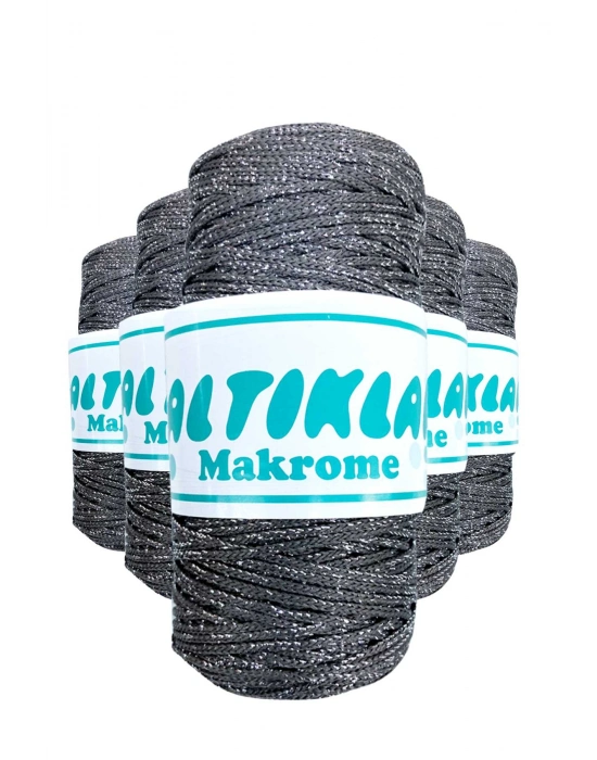 5 Adet Polyester Simli Makrome İpi S-420