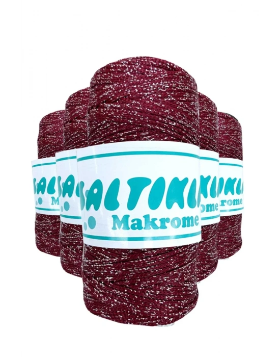 5 Adet Polyester Simli Makrome İpi SG-1560