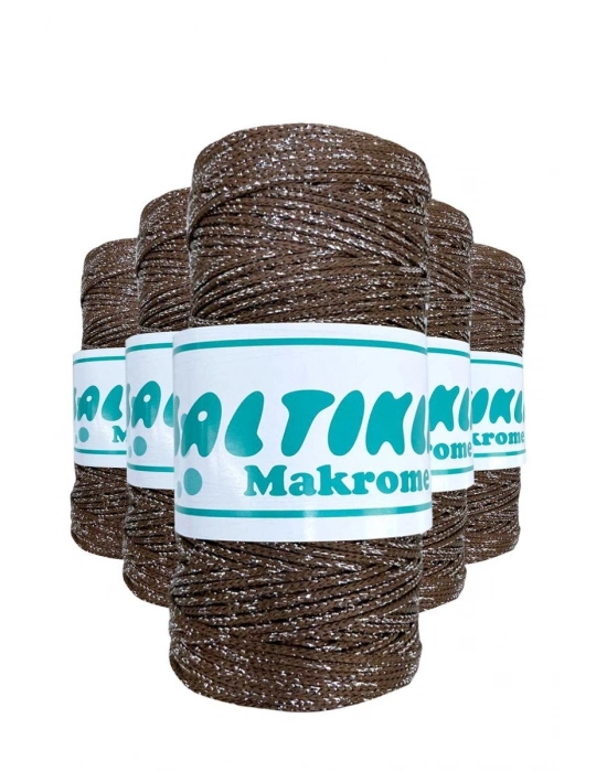 5 Adet Polyester Simli Makrome İpi SG-2080