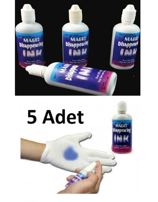 5 Adet Sihirli Şaka Mürekkebi