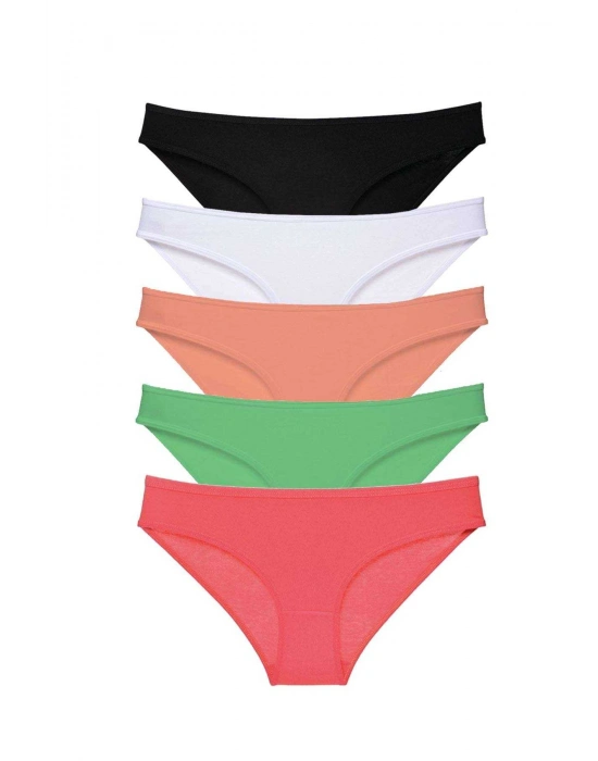 5 adet Süper Eko Set Likralı Kadın Slip Külot 517