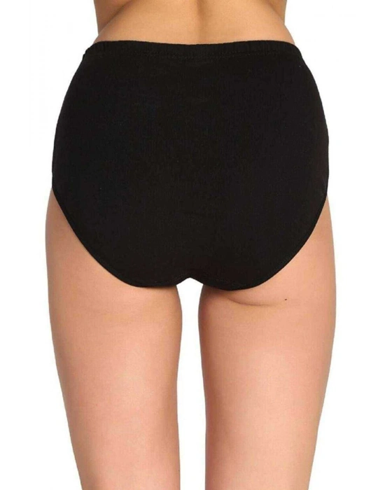 5 Adet Tutku Kadın Yüksek Bel Bato Kalın Lastik Külot S5
