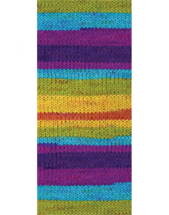 5 Adet Vega Stripe Premium Akrilik El Örgü İpi Yünü No: 82410