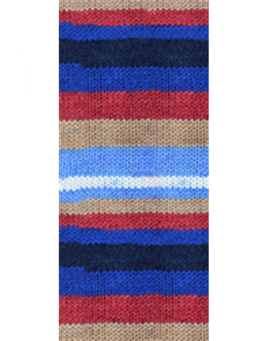 5 Adet Vega Stripe Premium Akrilik El Örgü İpi Yünü No: 82411