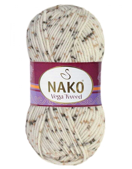 5 Adet Vega Tweed Premium Akrilik El Örgü İpi Yünü No: 35017