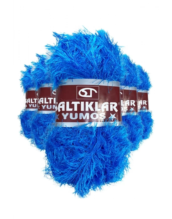5 Adet Yumoş Sakallı El Örgü Ipi Yünü 03